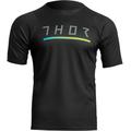 Thor Assist Caliber Shortsleeve Bicycle Jersey, black, Size S
