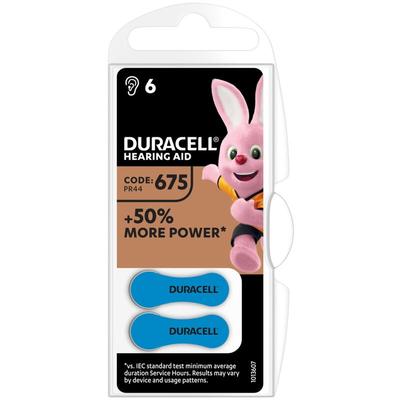 ActivAir Easy Tab 675 Hörgeräte Batterie 1,4V (6er Blister) - Duracell