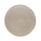 Tapis rond scandinave crochet beige 130x130, OEKO-TEX®