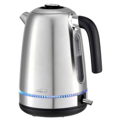 Brentwood 1500 Watt Stainless Steel 1.7 Liter Cordless Electric Kettle in Silver - 1.7 Liter