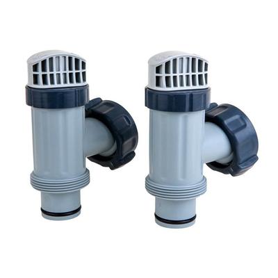 Intex 25010 Above Ground Plunger Valves with Gaskets and Nuts Replacement Part - 1.9