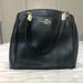Coach Bags | Coach Women’s Black Purse Double Handle Leather Bag Inner Divider Double Zipper | Color: Black | Size: Os