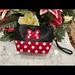 Disney Bags | Minnie Mouse Polka Dot Wristlet | Color: Black/Red | Size: 8.7"W X 5" H X 2" D