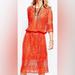 Free People Swim | Free People Dress /Bathing Suit Cover-Up | Color: Orange/Red | Size: S