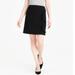 J. Crew Skirts | J. Crew Skirt Wool Blend Pleated Flap Mini Plus Size 24 Nwt $128.00 | Color: Black | Size: 24