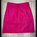 J. Crew Skirts | J. Crew Hot Pink Wool A Line Skirt | Color: Pink | Size: 0