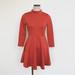 Free People Dresses | Free People Open Back Turtle Neck Dress | Color: Orange/Red | Size: M