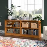 Red Barrel Studio® Doyno Universal Small 2 Shelf Bookcase - Set Of 2 Wood in Brown | 29.72 H x 37.01 W x 11.61 D in | Wayfair