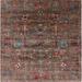 Brown 84 x 84 x 0.08 in Area Rug - Rug Tycoon 100% Machine Washable Midcentury Modern 1980 Area Rug /Chenille | 84 H x 84 W x 0.08 D in | Wayfair