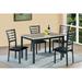 Red Barrel Studio® 4 person Faux Marble Dining Set Upholstered/Metal in White | 30 H in | Wayfair 62530BE17CE24217B153F40DEC601A55