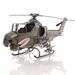 17 Stories Ah-1G Cobra Helicopter Sculpture Metal in Black/Gray | 4.75 H x 13.75 W x 11.75 D in | Wayfair A8796FDC0DE84690AB52DD65CF6091F1