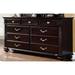 Lark Manor™ Akadia 9 Drawer 64" W Double Dresser Wood in Brown | 39 H x 64 W x 17.4 D in | Wayfair 5F07DBC3A2E74702965A341DC7E32164