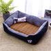 Tucker Murphy Pet™ Pet Nest Sleep House Comfortable Bed Dog Nest Cat Nest Four Seasons Soft Egg Tart Nest in Gray/Black/Brown | Wayfair