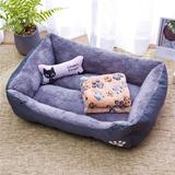 Tucker Murphy Pet™ Pet Nest Sleep House Comfortable Bed Dog Nest Cat Nest Four Seasons Soft Egg Tart Nest in Gray/Blue | 5.9 H x 17.7 D in | Wayfair