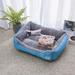 Tucker Murphy Pet™ Bronco Dog Kennel Pet Bolster Cotton in Blue | 6 H x 20 W x 16 D in | Wayfair C4FA33BFA72F4195BB6DFF60CFA6BCB1