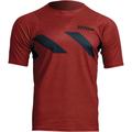 Thor Assist Hazard Shortsleeve Bicycle Jersey, red, Size 2XL