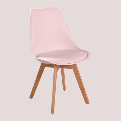 SKLUM Pack 4 Stühle Nordic Rosa Haselnuss – Rosa Haselnuss