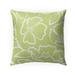 DOGWOOD SKETCH LIME Double Sided Indoor|Outdoor Pillow By Kavka Designs