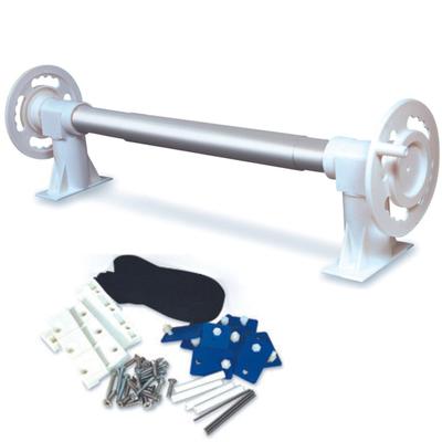 Swimline HydroTools Above Ground Pool Solar Blanket Reels System with Straps - 9.3