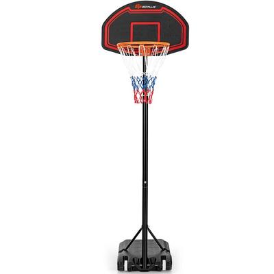 Versatile Children's Basketball Hoop Set with Sturdy Net and Mobility