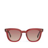 TOMS Sunglasses Brown Venice Red Frame Gradient Lens