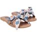 Women's Cuce Tan Seattle Kraken Bow Sandals