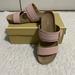 Michael Kors Shoes | Michael Kors Pink Leather Sandals | Color: Pink | Size: 8.5