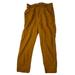 Anthropologie Pants & Jumpsuits | By Anthropologie Womens Size Small Golden Brown Belted Paperbag Cropped Pants | Color: Brown | Size: S