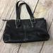 Coach Bags | Coach Black Leather Shoulder Purse Little Wear On Corners See Pictures | Color: Black | Size: Os