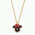 Kate Spade Jewelry | Kate Spade Disney X Kate Spade New York Minnie Mouse Pendant Necklace | Color: Black/Gold | Size: Os