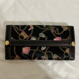 Gucci Other | Gucci Satin Chain Wallet | Color: Black/Pink | Size: Os