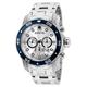 Invicta Men's 80058 Pro Diver Analog Display Swiss Quartz Silver Watch