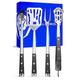 DALSTRONG - 4-Piece Premium Grill Kit - High-Carbon Stainless Steel - G10 Handles -Tongs, Spatula, Fork, Silicon Bruch - Carrying Case Included