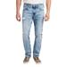 Silver Jeans Men's Allan Classic Fit Straight Leg Jean (Size 42-32) Light Rinse, Cotton,Elastine