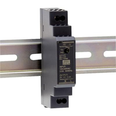 HDR-15-12 Hutschienen-Netzteil (DIN-Rail) 12 v/dc 1.25 a 15 w Anzahl Ausgänge:1 x Inhalt - Mean Well