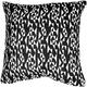 Kuateh - Housse de Coussin Imprimé Géométrique Breda Kuatéh Noir et Blanc 45x45 cm