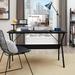 Greenforest Small Computer Desk Wood in Black | 29.5 H x 47.2 W x 23.6 D in | Wayfair RAY-PLUS-1BK-X