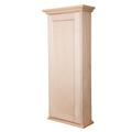 Winston Porter Corale Lemonwood On The Wall Cabinet 25.5H X 15.5W X 5.25D/Finish: Unfinished Solid Wood in Brown/Green | Wayfair