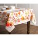 Maison d' Hermine Floral 100% Cotton Square Christmas Tablecloth Cotton in Gray/Pink/Red | 60 W x 60 D in | Wayfair TC062CA01