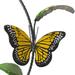 Gracie Oaks Leti Three Butterflies Garden Stake Metal | 43 H x 4 W x 20 D in | Wayfair 45435334DDA04890B4AA960ADBE53C76