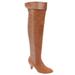 Extra Wide Width Women's The Melody Wide Calf Boot by Comfortview in Chestnut (Size 11 WW)
