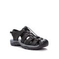 Men's Men's Kona Fisherman Sandals by Propet in Black (Size 11 3E)