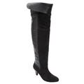 Wide Width Women's The Melody Wide Calf Boot by Comfortview in Black (Size 9 W)