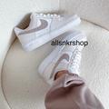 Nike Shoes | Nike Womens Air Force 1 Low Custom Biege Cream | Color: Cream/Tan | Size: Various