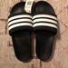 Adidas Shoes | Adidas Women's Adilette Comfort Slide Sandals 10 | Color: Black | Size: 9.5