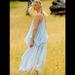 Free People Dresses | Nwot Free People Lark Maxi Dress | Color: Silver/White | Size: S