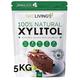 XYLITOL 5 Kg Natural Sugar Alternative (5 x 1kg), Non-GMO Certified by NKD Living