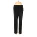 Ann Taylor LOFT Dress Pants - Mid/Reg Rise Straight Leg Boyfriend: Black Bottoms - Women's Size 00 Petite