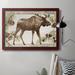 Loon Peak® Rustic Barnwood Animals Collection A - Picture Frame Painting on Canvas in Brown/Green | 16 H x 20 W x 2.5 D in | Wayfair