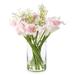 Primrue Baby's Breath Floral Arrangements in Vase Natural Fibers in White | 14 H x 8 W x 8 D in | Wayfair F5F68CB89BB34A58A186C98D596EABF5